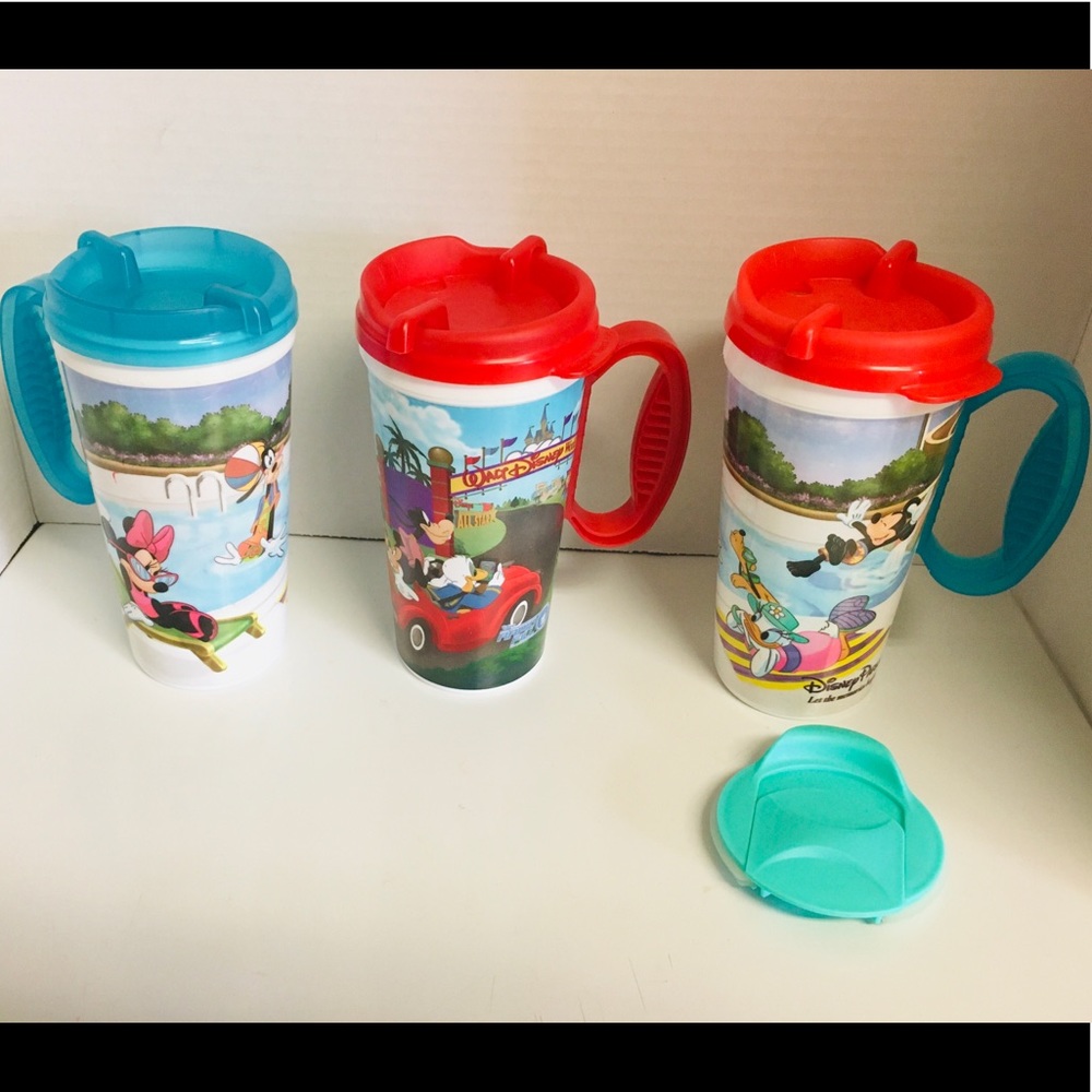 Disney Parks Plastic Travel Mug Mickey and friends